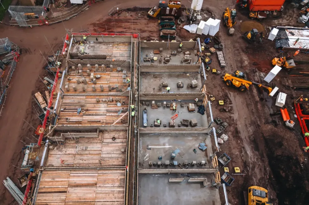 Plan de coffrage à Grigny